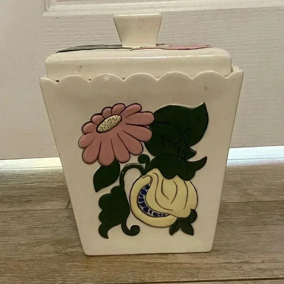 Vintage Palm Beach Style MCM Kitchen cookie Jar - Picture 3 of 9